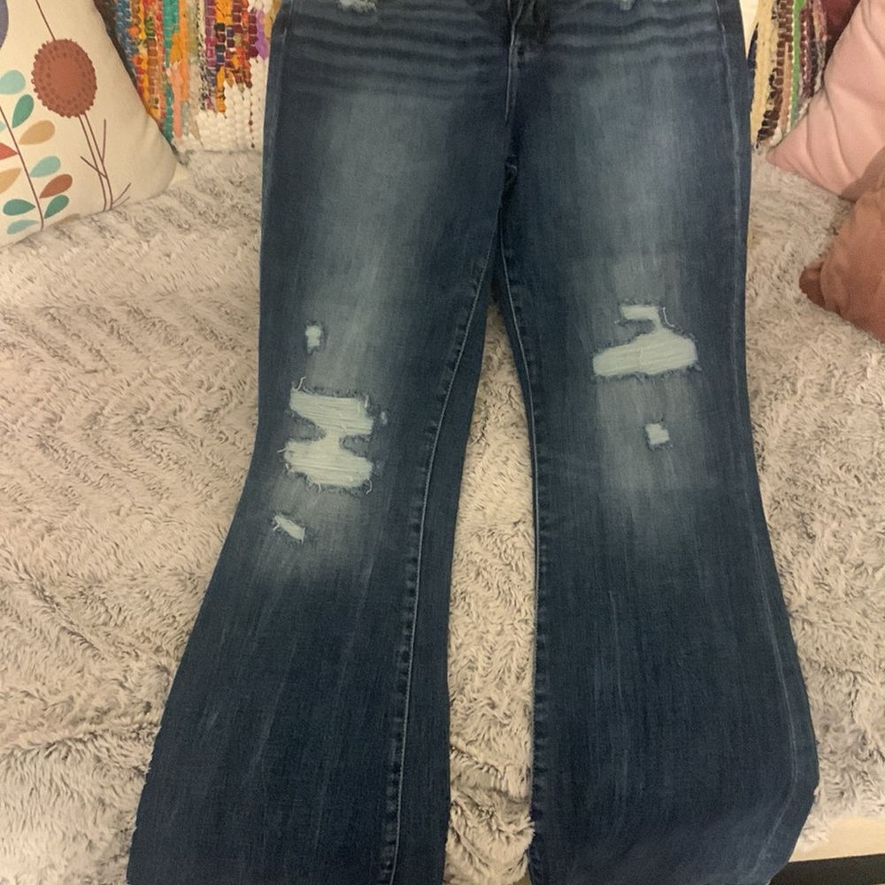 Buckle Blue Flare & Wide Leg Jeans